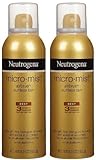 Neutrogena Micro-Mist Tanning Sunless Spray-5.3 oz, 2 pack