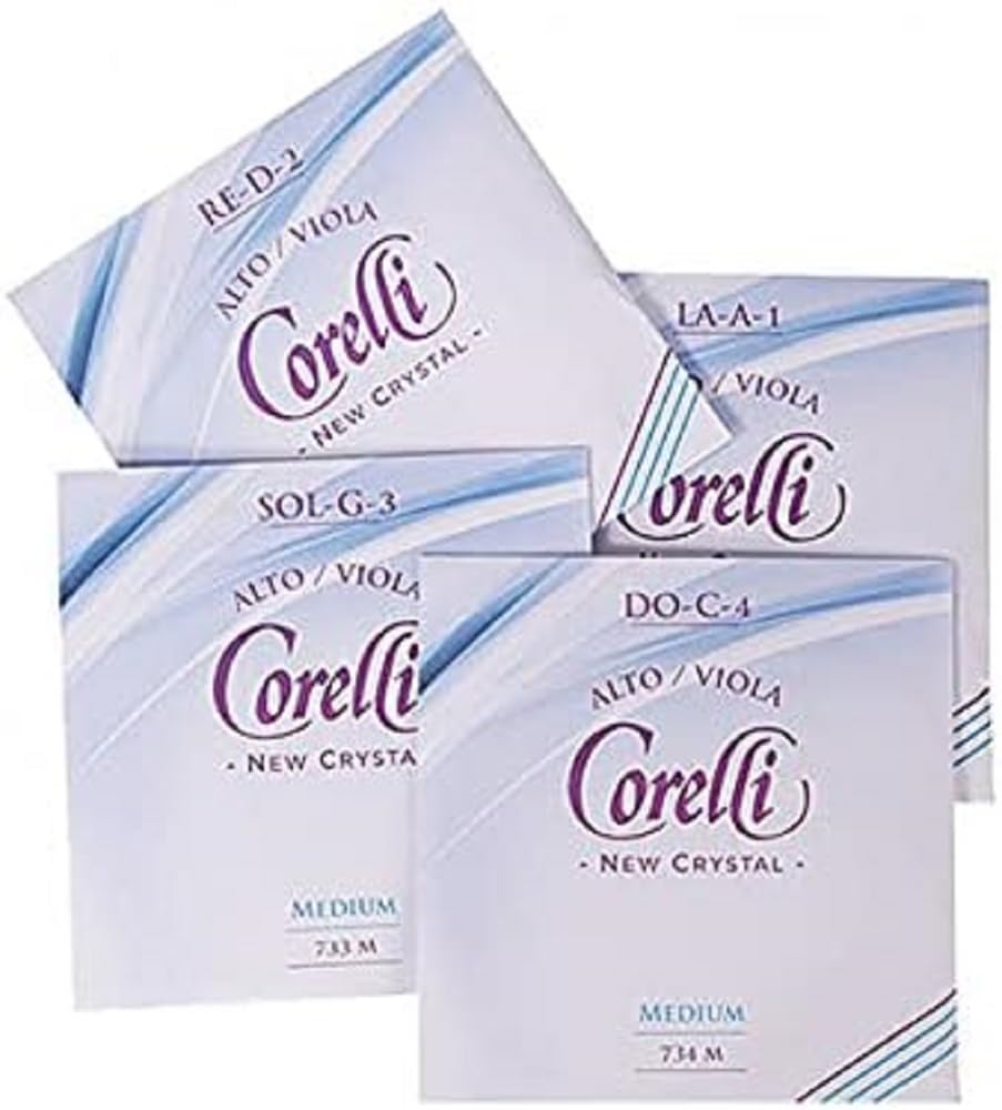 Corelli Viola strings Crystal Set with A loop end Light 730L