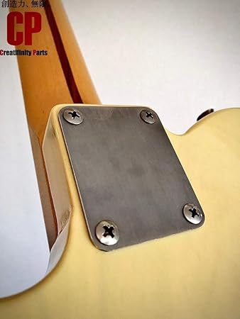 ステンレス製 ネックジョイントプレート レリック 1.5mm ストラト・テレキャス等に 新品 オーステナイト系 SUS304 CS-NP15