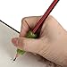Pencil Grips Soft Gel Rubber Silicone Writing Aid for Left and Right Handed with a 12 Pencil Pack No 2 for Back to School