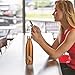 vatna Insulated Water Bottle, Double Wall Vacuum Stainless Steel Water Bottle, Cola Shape, BPA Free, Keeps Cold & Hot, Perfect for Picnics Outdoor Sports Camping Hiking Cycling 17oz (500ml)