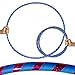 KID's HULA HOOPS - Quality Weighted Children’s Hula Hoops! Great For Exercise, Dance, Fitness & FUN! NO Instructions needed! Same Day Dispatch! (UV White / Purple Glitter)