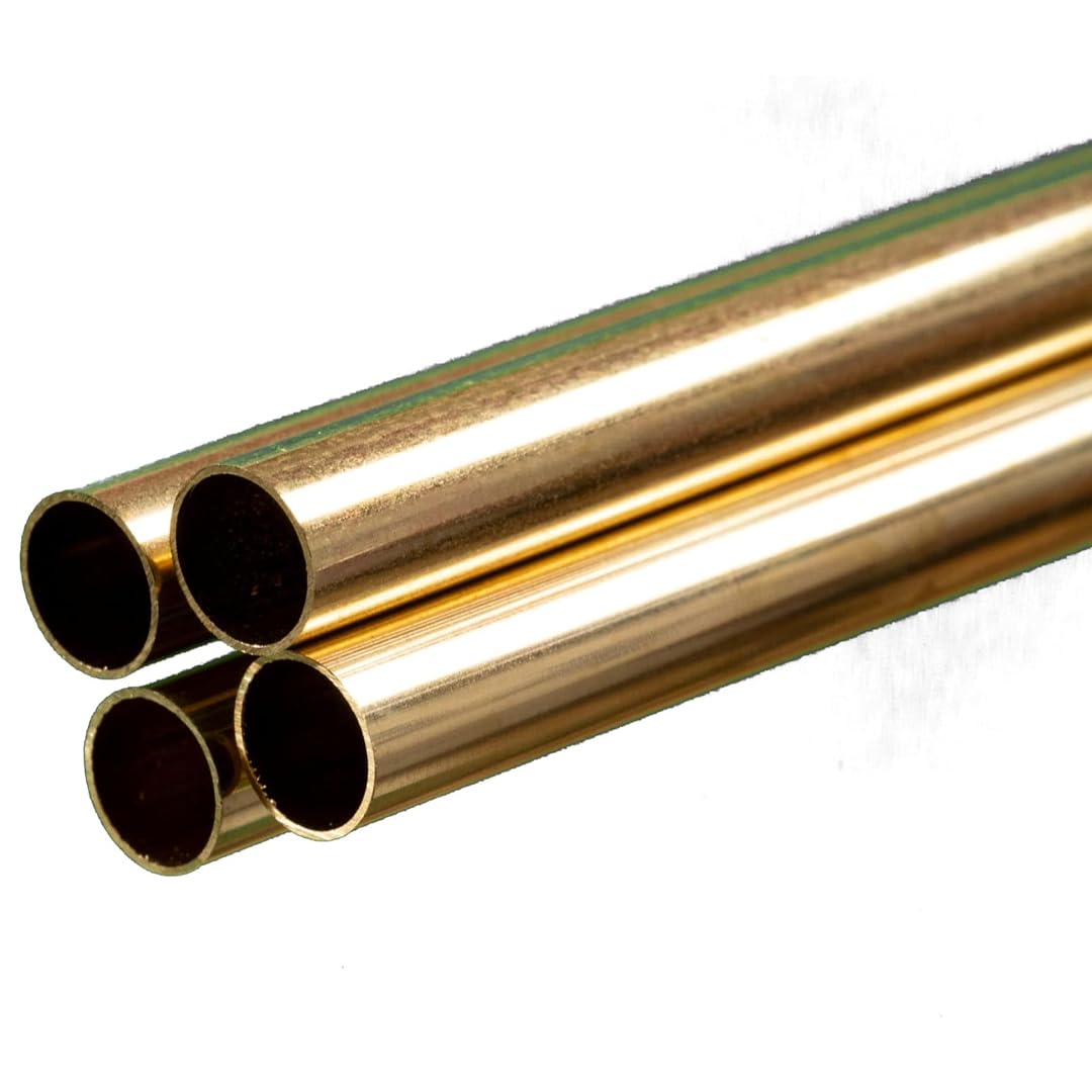 K & S Precision Metals 1152 11/32x36 Rnd BRS Tube