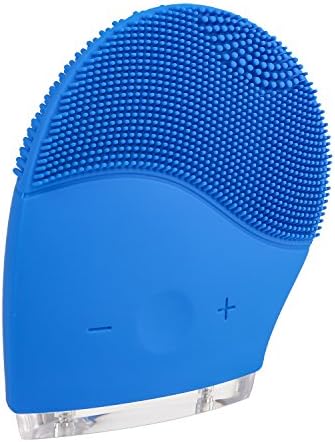 Sonic Facial Brush,Anbear Vibrating Waterproof Cleansing System,Facial Cleaner and Masager,Facial Cleaning Brush for Face SPA Skin Care (Blue)