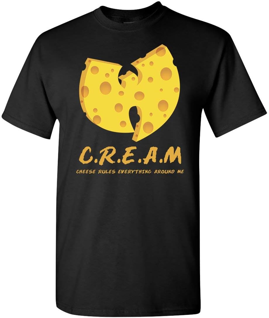 C.R.E.A.M. Cream Cheese Rules Everything Around Me Wu-Tang Parody Shirt 36 Chambers Graphic T Shirt