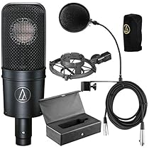 Audio-Technica AT4040 Cardioid Condenser Mic w/Pop Filter and 20' XLR Cable

