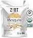 Zint Organic Mesquite Powder: Raw, Paleo Certified, Non GMO, Vegan Protein Superfood - Mesquite Beans and Pods - Delicious Gluten Free Flour Substitute (8 oz)