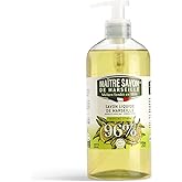 MAITRE SAVON DE MARSEILLE Extra Gentle Liquid Soap With Pump - Verbena Lemon 500 ml (16.9 fl oz)