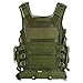 Barbarians Tactical Molle Vest Military Airsoft Paintball Vest Assault Swat Vest Adjustable Lightweight(Green)