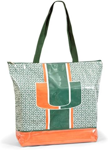 Miami Hurricanes Greek Key Tote