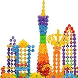 FULLIN Puzzle Toy 150Pcs DIY Snowflake Creative Construction Building Block Educational Toy Set For Baby Kids