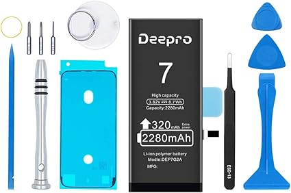 Amazon Deepro Iphone 7 バッテリー 大容量 交換キット 2280mah 3 v Pse認証済 説明書 工具付 2年保証 Deepro 修理パーツ