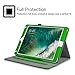Fintie iPad 9.7 2018 2017/iPad Air 2/iPad Air Case - [Corner Protection] Multi-Angle Viewing Folio Cover w/Pocket, Auto Wake/Sleep for Apple iPad 6th/5th Gen, iPad Air 1/2, Green