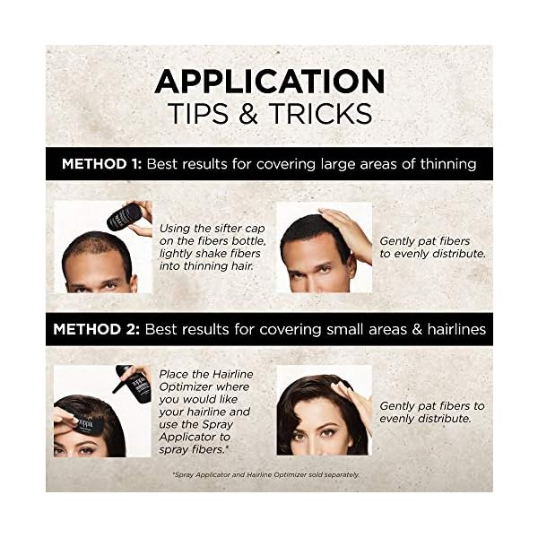 TOPPIK-Hair-Fibers-Light-Brown-275-g Toppik Hair Building Fibres Powder, Light Brown, 27.5g Bottle - for A Thicker-looking Hairline, Crown and Beard, Instant…