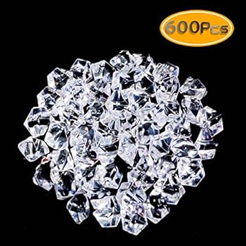 Amazon Com Acrylic Clear Ice Rock Crystals Treasure Gems For Vase