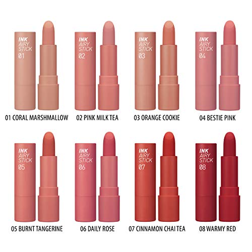 Peripera Ink Airy Velvet Stick 0.12 Ounce 07 Cinnamon Chai Tea - Thumbnail 6