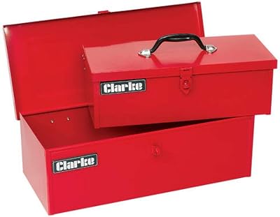 Clarke CTB4100B 2 Piece Toolbox Set - Durable Storage