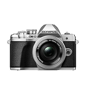 Olympus OM-D E-M10 Mark III Systemkamera (16 Megapixel, 5-Achsen Bildstabilisator, elektronischer Sucher, 4K, WLAN, Kit + 14-42mm EZ) silber