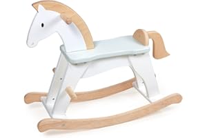 Tender Leaf Toys - Lucky Rocking Horse - Premium Wood Rocking Horse for Imaginative Play - Helps Cognitive and Physical Devel