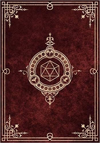 Character Journal: Five Detailed 5e Character Sheets, Lined And Graph Pages For Note-Taking, Spell Sheets And More (Royal Red)