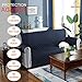 YESHOME Sofa Cover Slipcovers-Quilted Upgrade Anti-Slip Couch Covers-Waterproof Sofa Protector with Elastic Strap-Furniture Cover for Dogs and Cats Pet (Sofa, Navy)