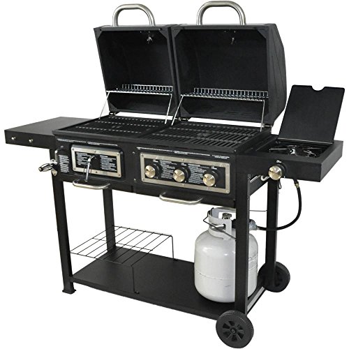 Dual Fuel Combination Charcoal/Gas Grill - Grill Master Inc.