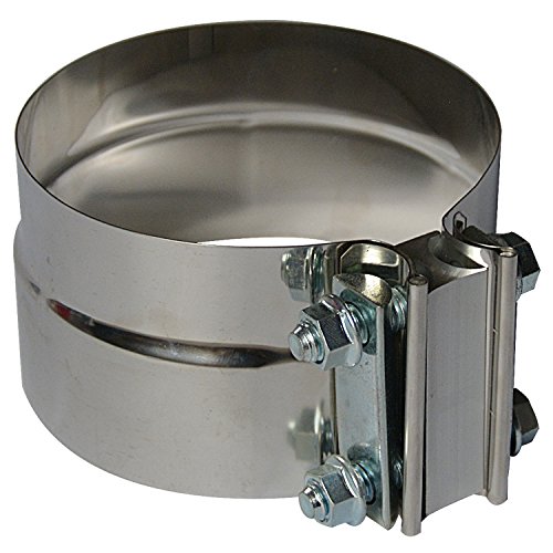 Roadformer 5 inch Exhaust Clamp Lap Joint Exhaust Band Clamps