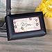 Cottage Garden No One More Lucky to Have Matte Black Petite Jewelry Music Box Plays Wonderful World