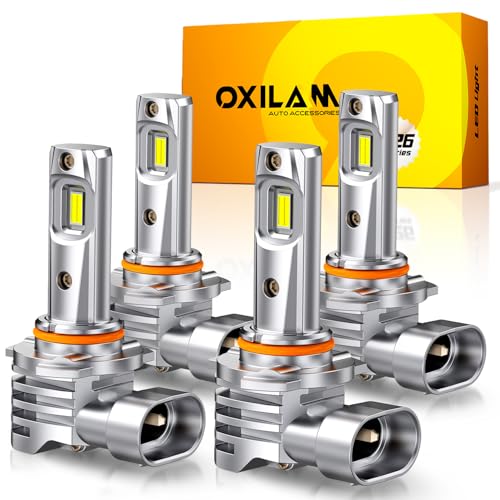 OXILAM 9005 9006 LED Light Bulbs Combo