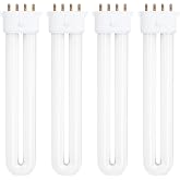 9W 2G7 Base Fluorescent Light Bulb, Replacement for Satco S8366, Kandolite 96500, Coleman Lantern, Rayovac F9w-2, CF10DS/E/841 | 4 Pin, 4000K, 600 Lumens