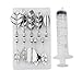 10 Pieces 3D Gelatin Art Tools Stainless Steel Jelly Cake Needles Coming with One 10ml Syringe