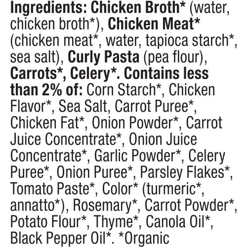 ANNIE’S GLUTEN FREE CHICKEN & PASTA CANNED SOUP, READY TO SERVE, 14 OZ.