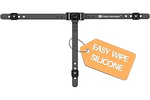 ROKA HARNESS Wipe Clean Silicone High Chair Straps for IKEA Antilop - Universal 3 Point Strap Replacement for Baby Highchairs
