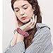 Ondder 6 Pack Large Chiffon Scrunchies Striped Hair Scrunchies Hair Bow Chiffon Ponytail Holder Hair Accessories for Women, 6 Colors