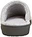 isotoner Women's Terry Secret Sole Clog Slippers, Heather Gray, Medium