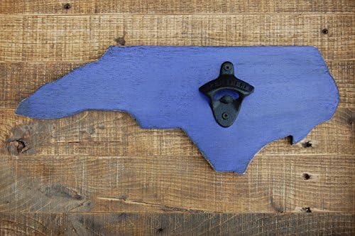 Handcrafted Solid Wood Eastern North Carolina / ECU Pirates Bottle Opener
