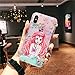 Ultra Slim Soft TPU Transparent Mermaid Ariel Case for iPhone Xs Max 6.5 Clear Walt Disney Cartoon Princess Pink Protective Cute Lovely Gift Little Girls Teens Kids Daughter Always Make A Splash