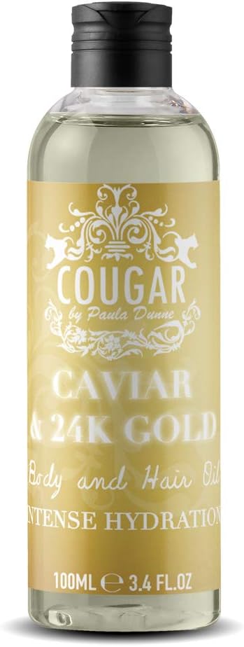 Cougar Beauty Products Cougar Beauty Caviar & Gold Body Oil 100ml