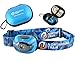 Bright LED Headlamp Flashlight and Case for Running, Camping, Kids – - White, Red, Strobe Lights with Dimmer. Light & Waterproof IPX4 with Energizer AAA Batteries