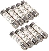 Silverline Powermaster Fuses 10pk 3A 5A 13A ASTA Approved BS1362 25.4mm Grey view 2
