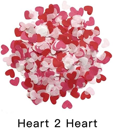 Ballooba™ Premium Grade Tissue Confetti Paper (4 oz) Pack (Heart 2 Heart)