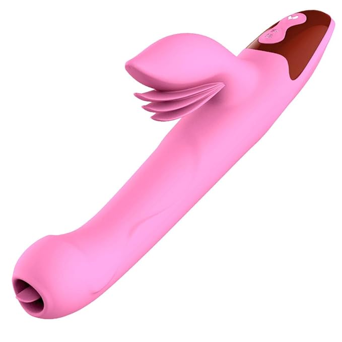 Sex Toys4 Männer Frauen Paar Auto-Teleskop-G-Point-Vibrationsschub für das Saugen und das Licken von Genitalien