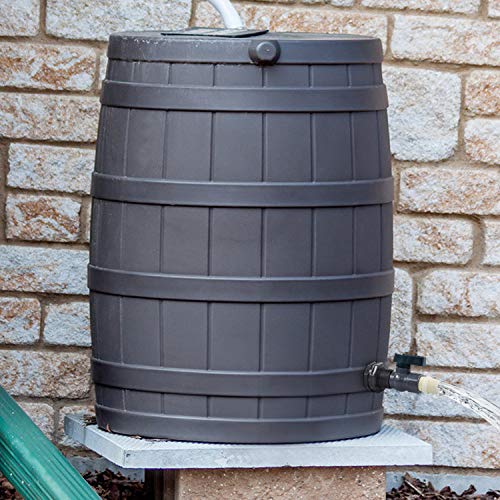 Rain Barrel Diverter Kit, Water Barrel Spigot 3/4 PVC Fittings Ball