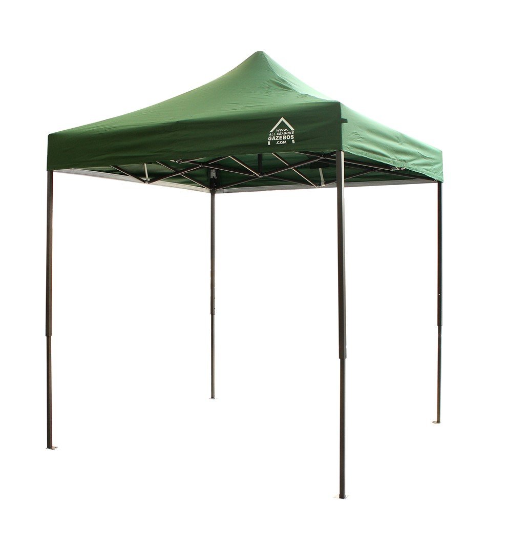 All Seasons Gazebos 2x2 Fully Waterproof Pop up Gazebo With Accessories - Green