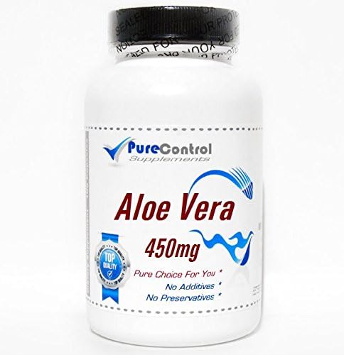Aloe Vera 450mg // 200 Capsules // Pure // by PureControl Supplements