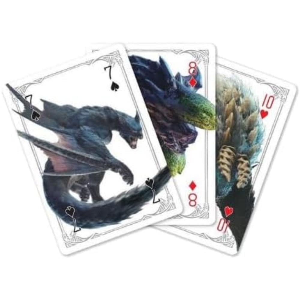 SAKAMI - Monster Hunter World Iceborne - 52 Playing Cards - Poker Card Game Deck Playing Cards - Original & Licensed