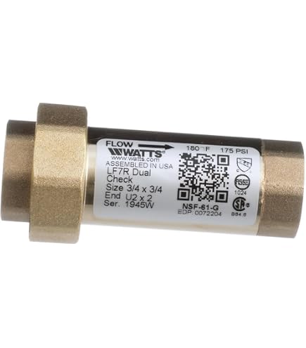 Zurn Wilkins 34UFX34F-700XL 700XL Dual Check Valve with 3/4