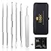 Blackhead Remover Tools , Acne Pimple Comedone Extractor, Stainless Steel Blackhead Remover Tool Kit Set of 6Pcs ,Whitehead Removal Tool , Professional Extractor Tweezer Treatment kit + 2Pcs Nose Mask