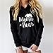 FULLIN Casual Hoodie Sweatshirt Women Lightweight Mama Bear Printing Long Sleeves Hoodies Tops,M