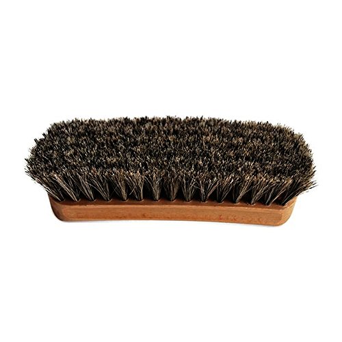 Shoeslulu 5" Mongolian Horsehair Shine Brush with Wood Handle (1 Pack, [5" Long] Horsehair Brush) - Thumbnail 4